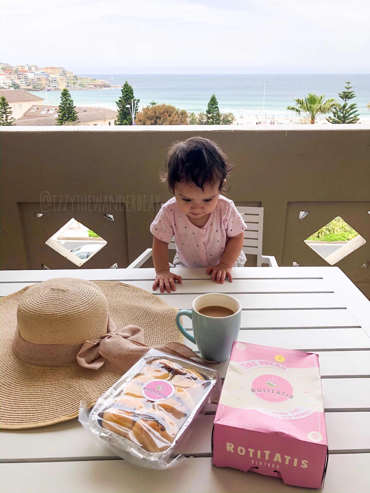 Izzy the Wander Bear : Hotel Bondi Balcony