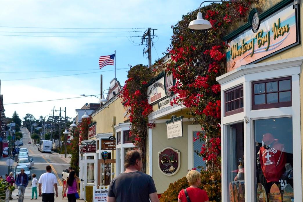 Shops on Cannery Row, Monterey, California