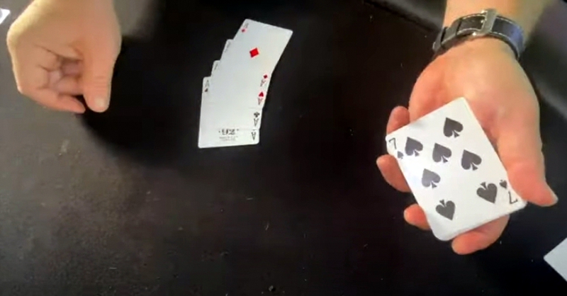 Houston Curtis Shows Off His Card Manipulation Skills