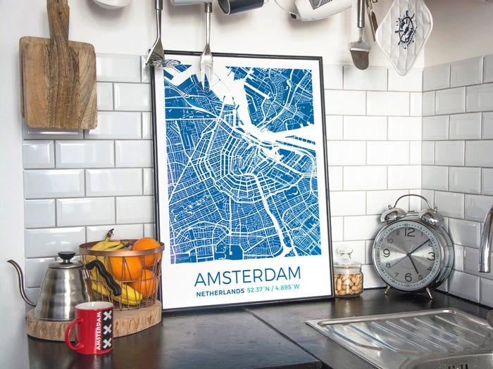 custom map poster - best gifts under $100