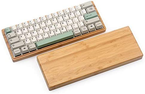 For a unique look and feel opt for a wooden case for your custom gaming keyboard.