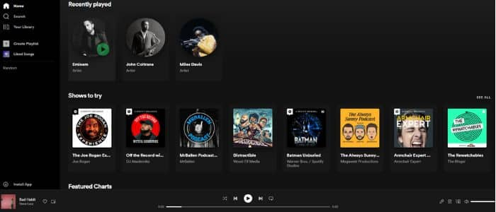 Stats for Spotify on PC and Mac