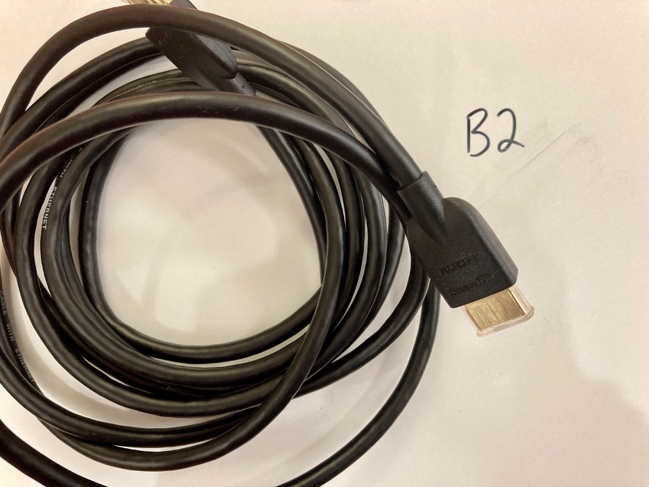 black cable