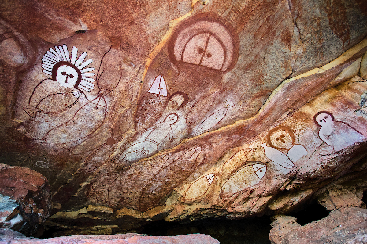 Ancient Rock Paintings in the Kimberley
