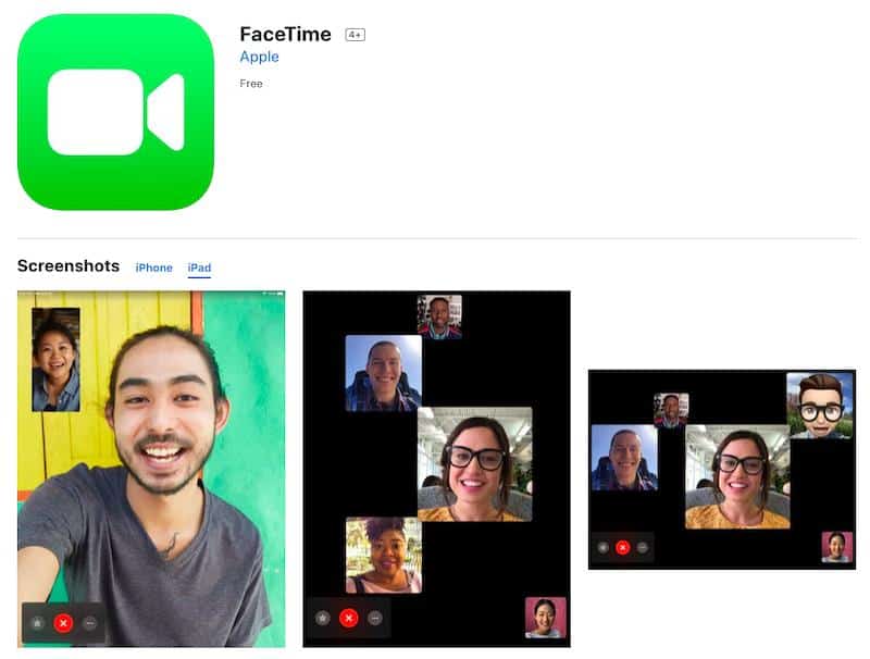 FaceTime: aplicación de video chat