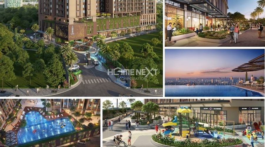 Hệ thống đẳng cấp các tiện ích căn hộ Opal City View - Phối cảnh nội khu