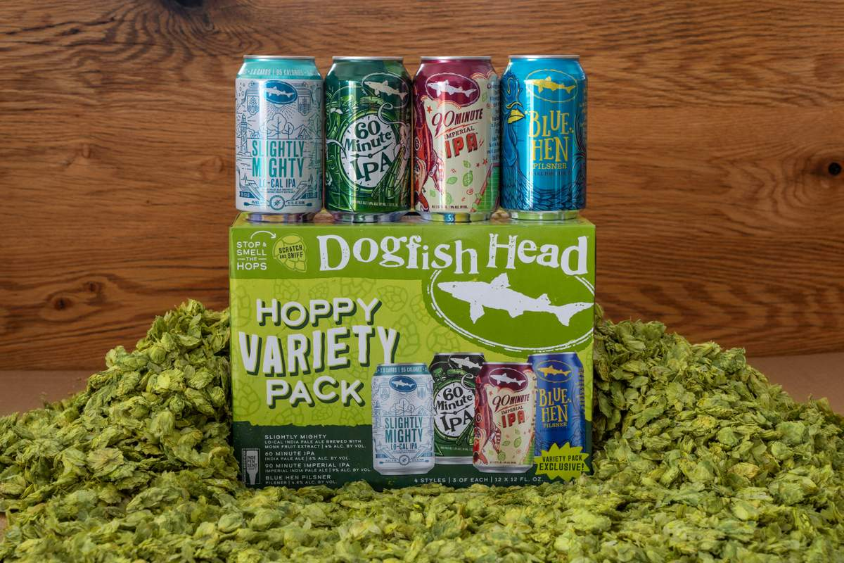 Beverage Packaging Innovation#12: Dogfish Head Brewery Scratch’n’Sniff Hoppy Variety Pack