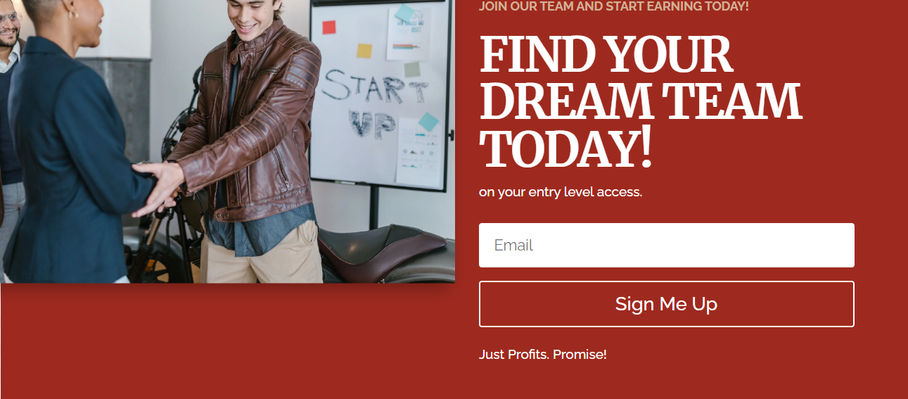 Divi Areas Pro Layouts: Team Recruitment Popup