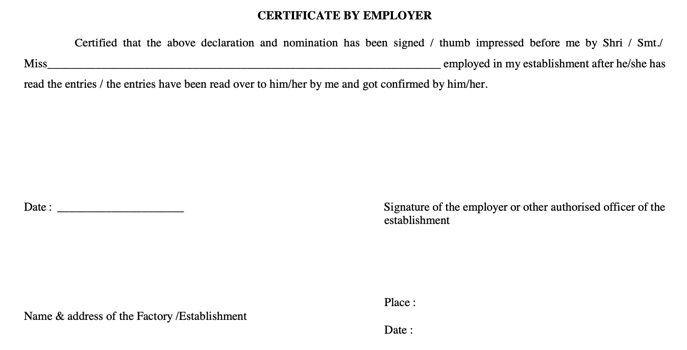 Form 2 Employer