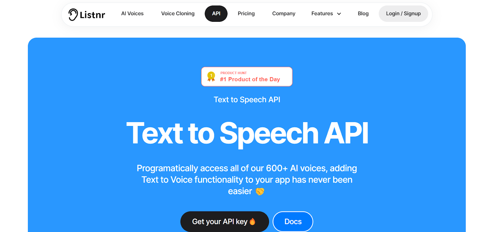 Text to Speech API