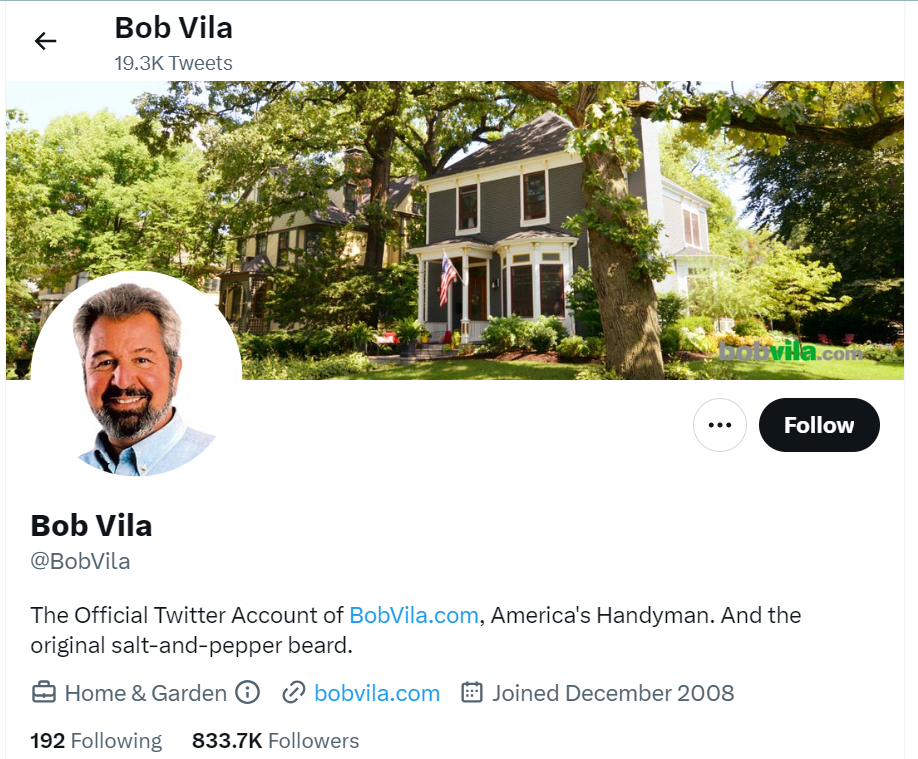 Bob Vila Home Improvement Influencer