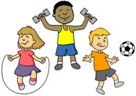 Image result for kids exercising clipart