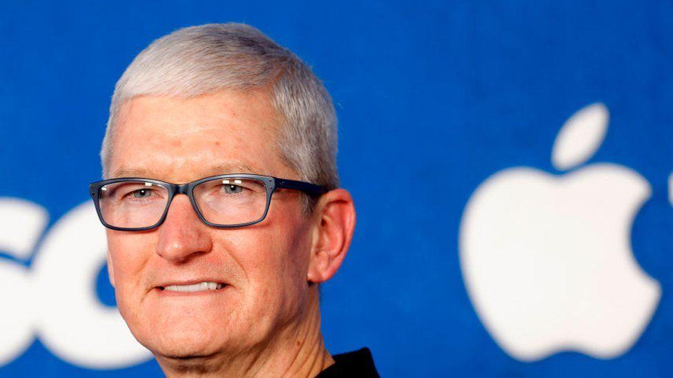 Apple boss Tim Cook faces backlash to £73m pay package - BBC News