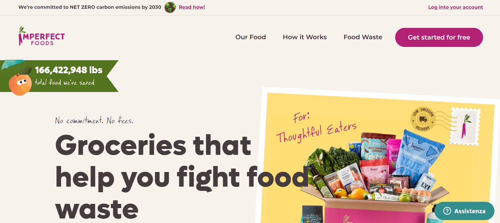 Imperfect Foods website