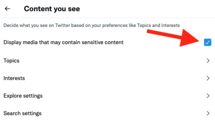 How to See Sensitive Content on Twitter?