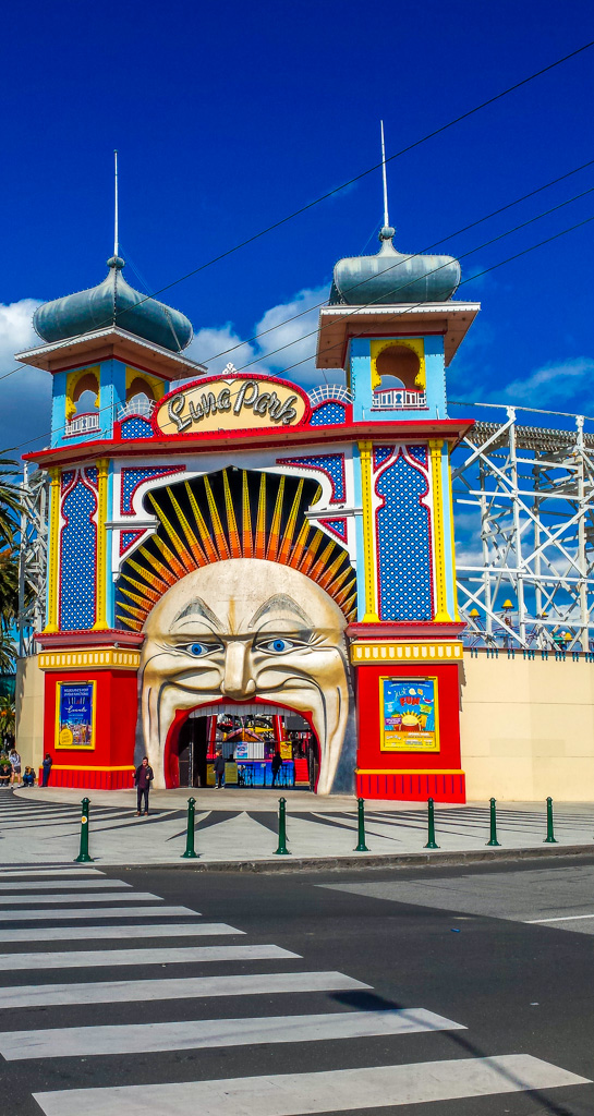 Luna Park in St Kilda Melbourne