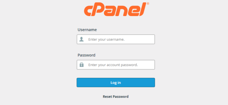 Login into Cpanel to create a website in Ghana