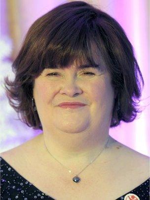 Susan Boyle said she was relieved to have been diagnosed