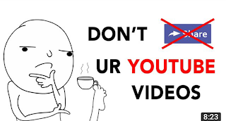 Why you should never share your YouTube videos to your family members and friends