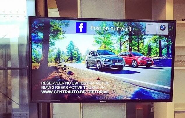 bmw retail digital signage