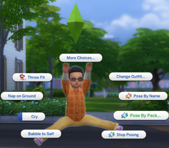 Posing in Sims 4