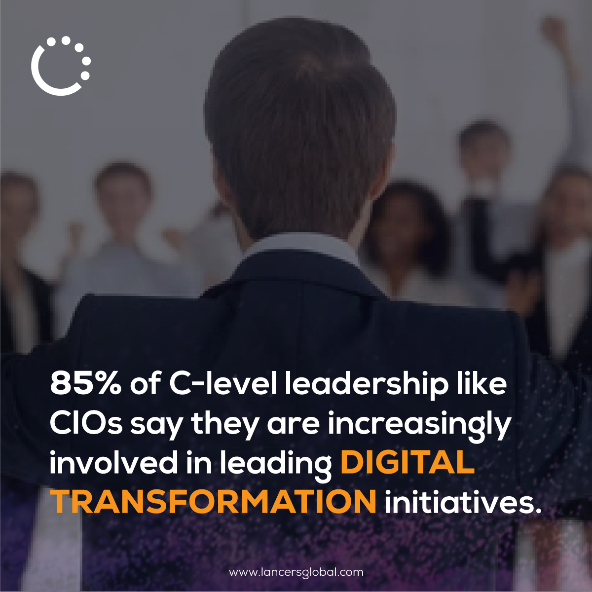 Leadership roles in digital transformation - Stastics