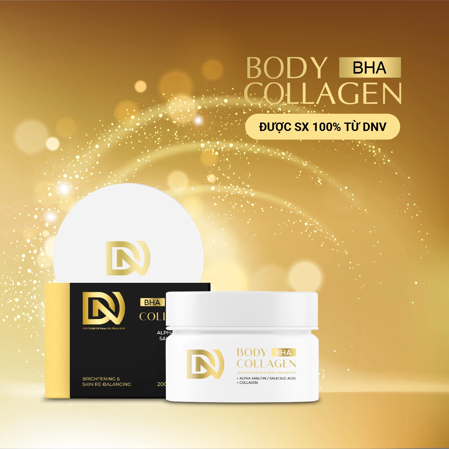 Sản phẩm Body Collagen có công dụng dưỡng trắng da hiệu quả