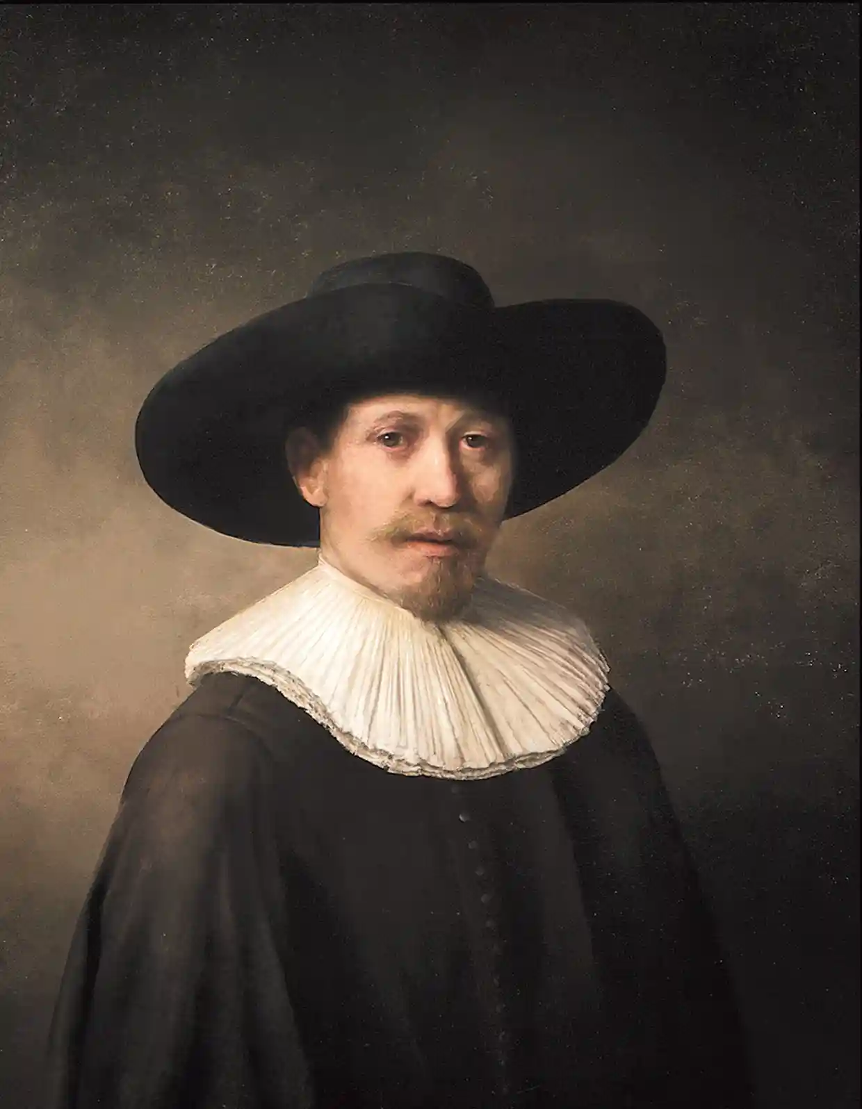 Figure 4. "The Next Rembrandt" is a computer generated 3D painted painting which fed on the real paintings of 17th century Dutch painter Rembrandt. (Source: Guardian)