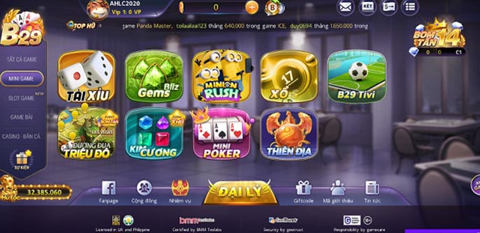 B29 - Trang chính thức tải Slot game online quốc tế uy tín