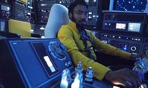 Donald Glover as Lando Calrissian in Solo: A Star Wars Story.