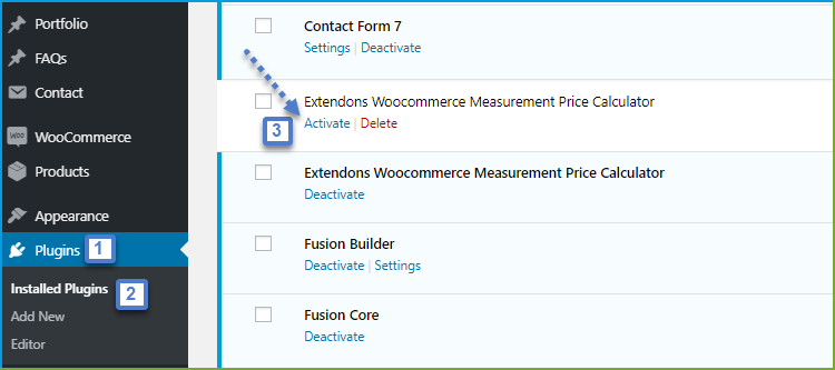 WooCommerce measurement price calculator