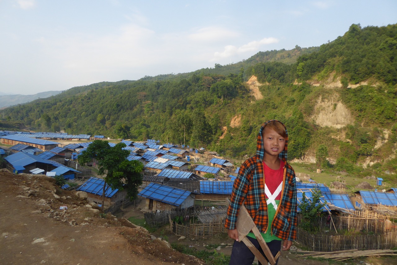 Kachin boy who can not go ho me in Maga Yang IDP camp.