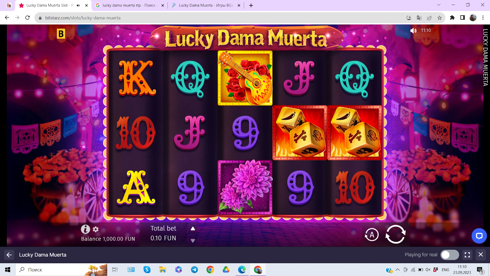 Lucky Dama Muerta slot machine