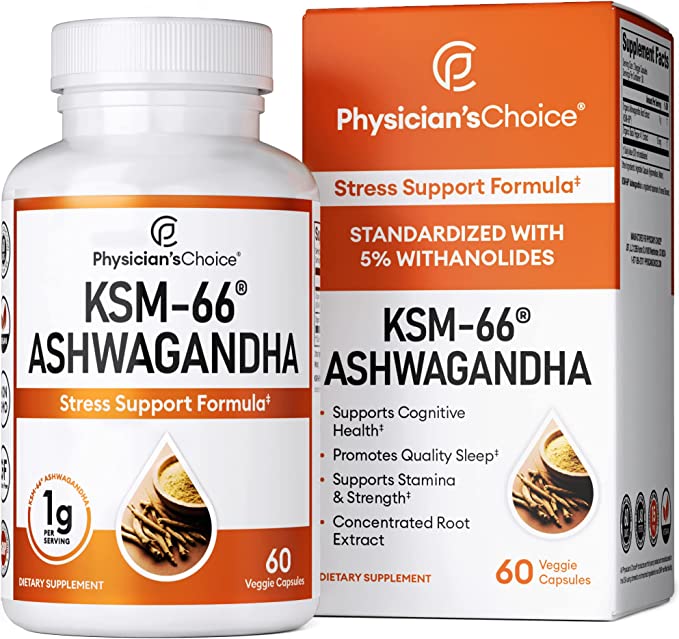 60 capsules of ashwagandha supplements to boost sex life