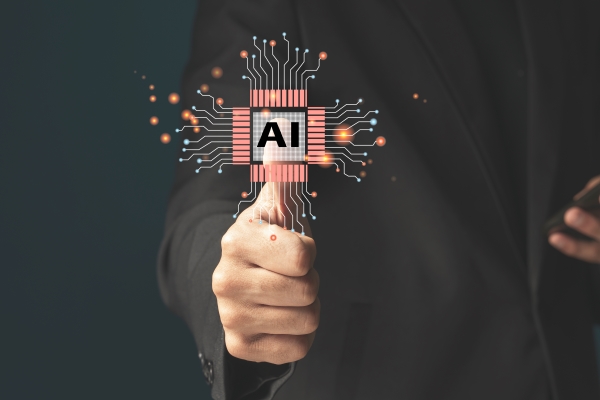 AI - sign - business - man
