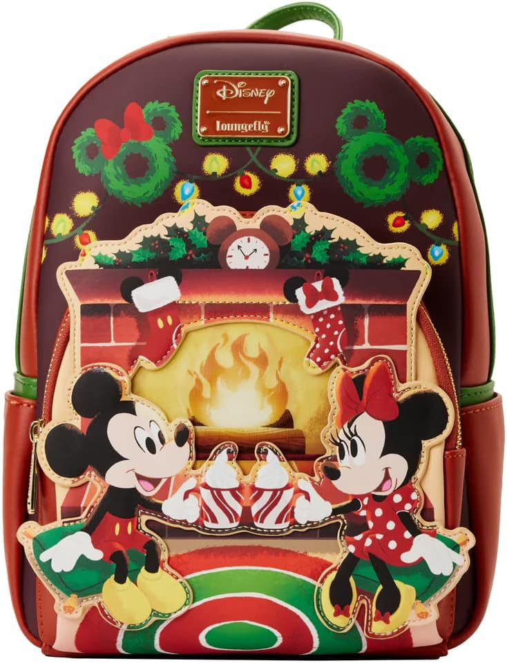 mickey and minnie christmas backpack