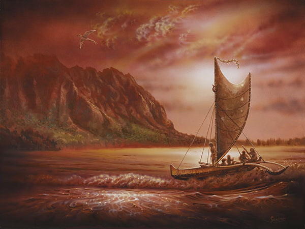 Ancient Voyage Print | Hawaiian Art from Hawaii - HawaiiArt.com
