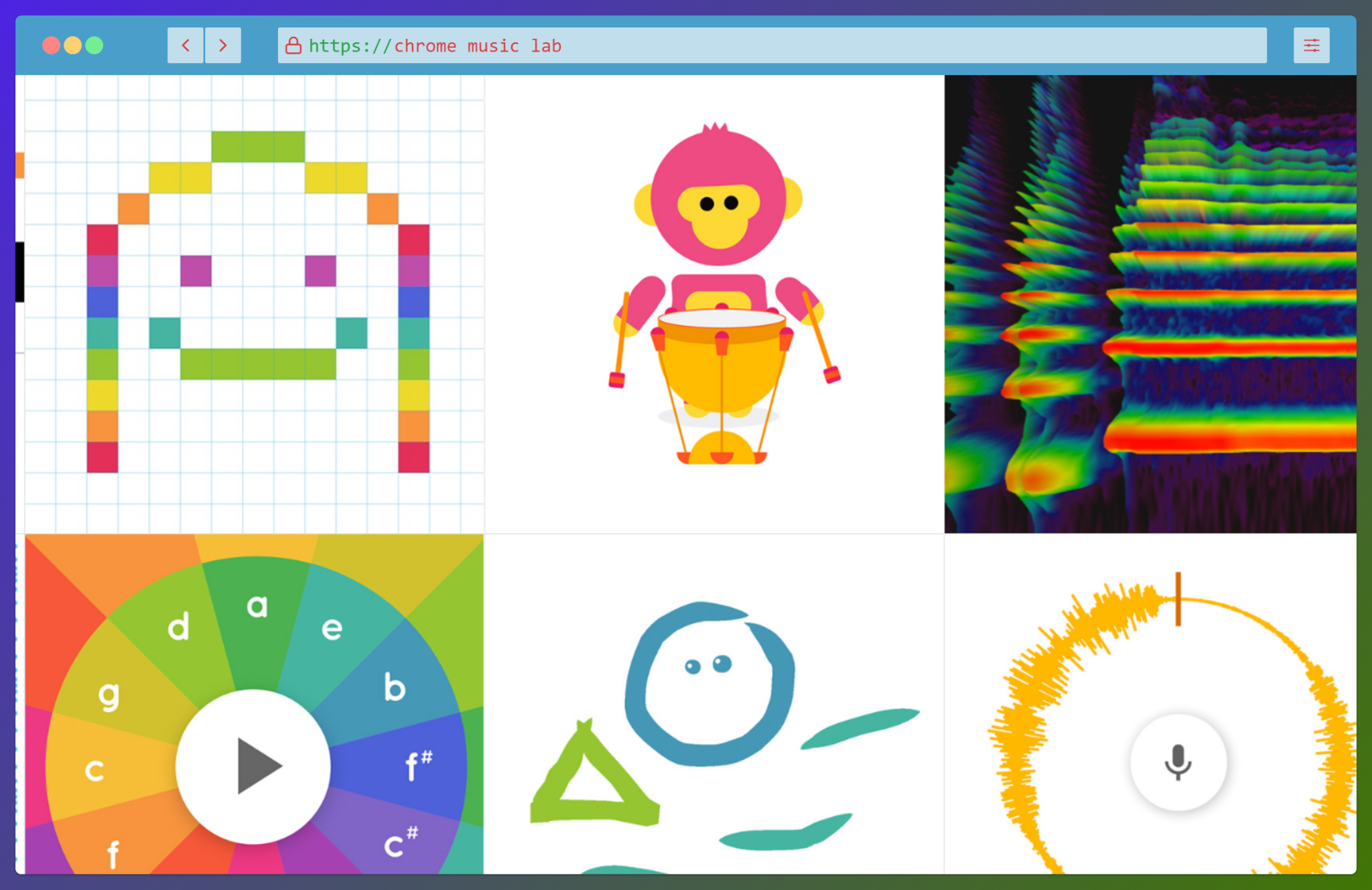 chrome music lab screenshot 