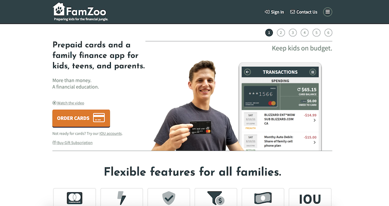 Famzoo home page