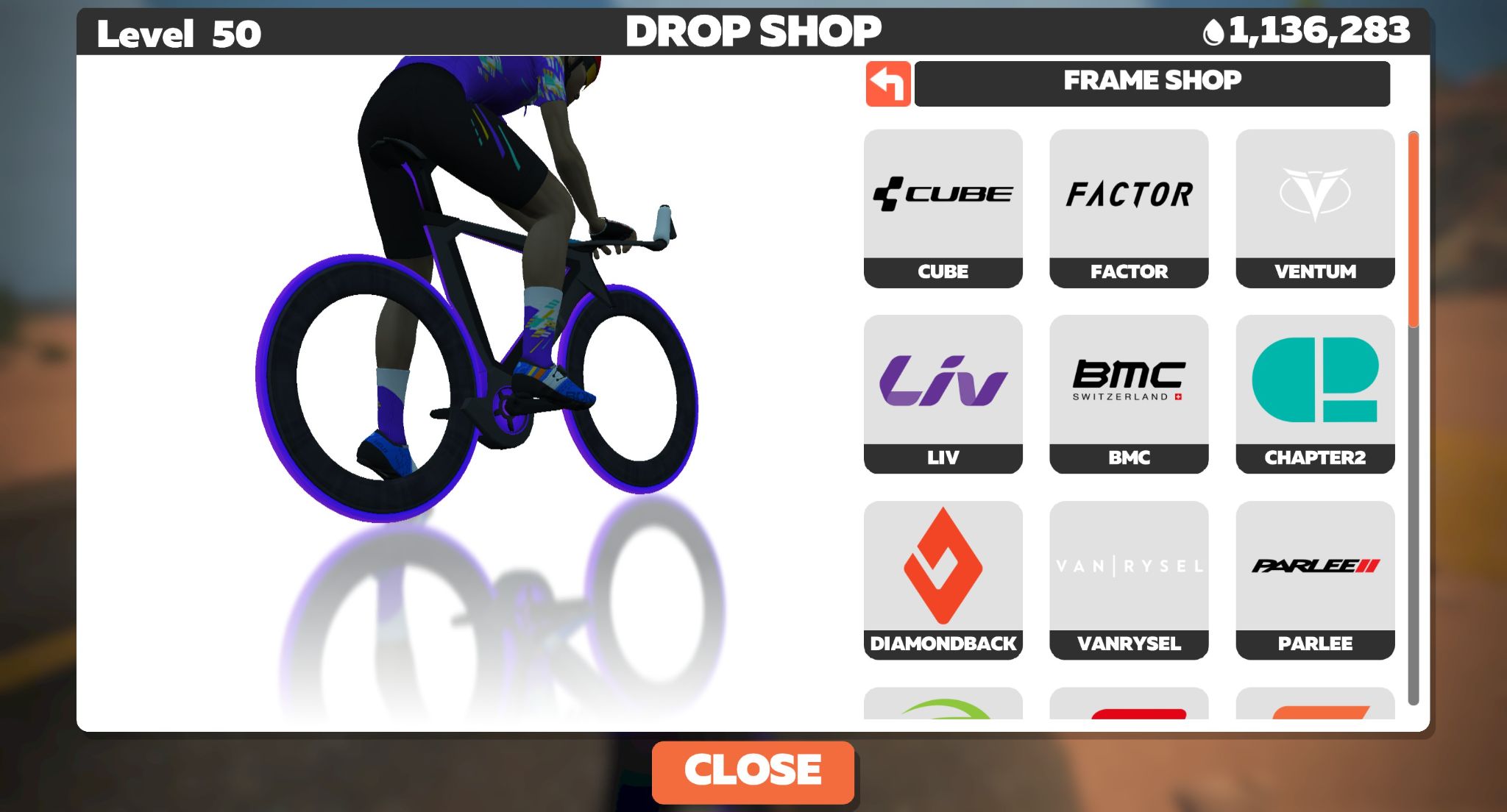 Zwift drop shop