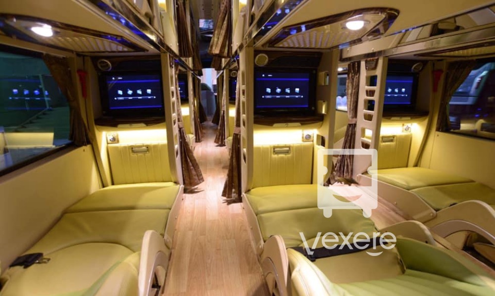 Nội thất xe Long Vân đi Đà Lạt