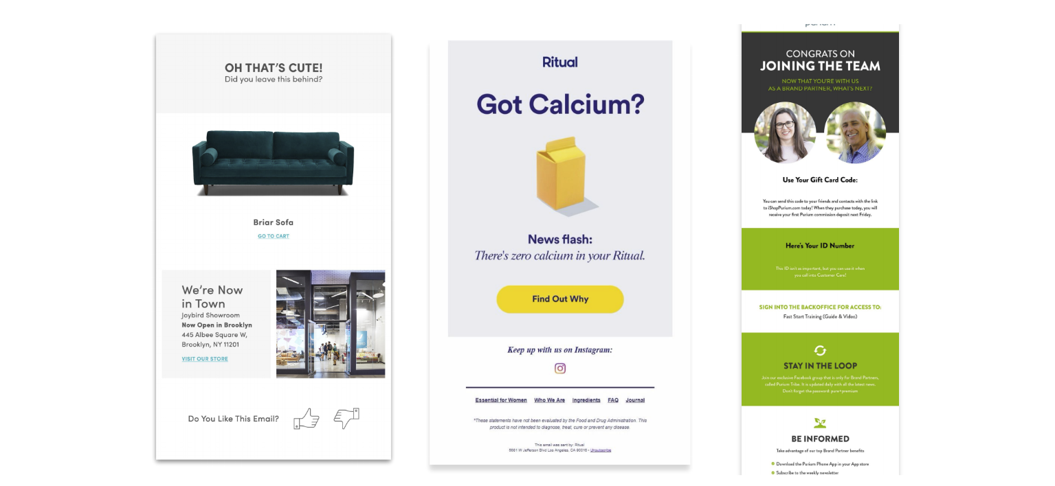 Email Marketing Campaign; MailDrip; Email design