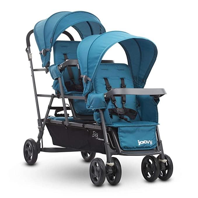 3 seated strollers
