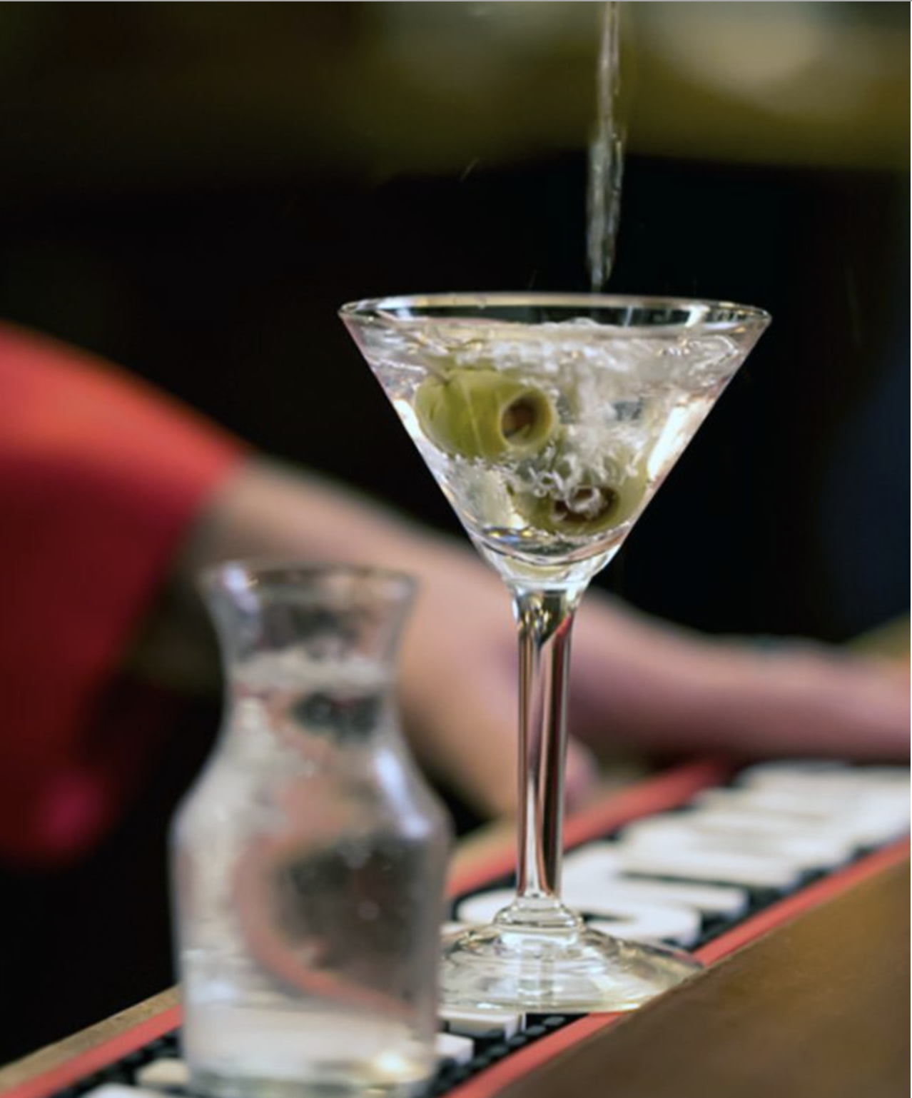 A picture containing indoor, beverage, alcohol

Description automatically generated