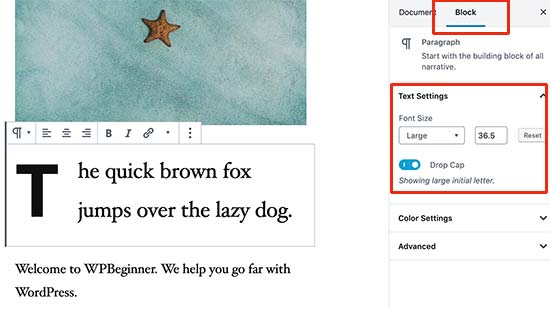 Alterar o tamanho da fonte no editor de conteúdo do WordPress