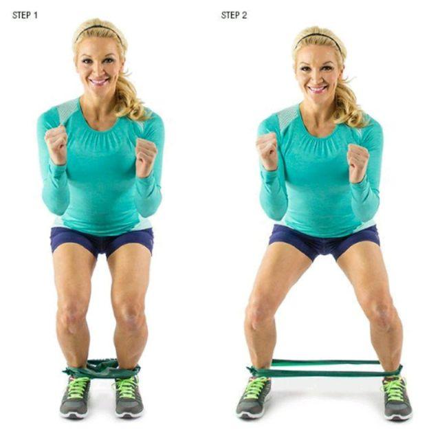 Best Glute Exercises That Aren't The Squat: Banded Side Steps - Wynn Fitness