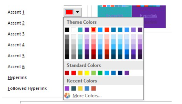 color changing in powerpoint