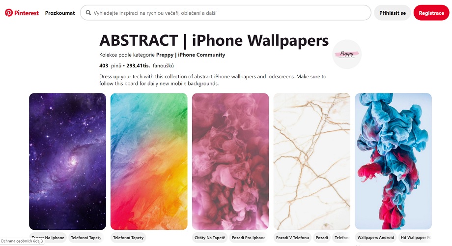Jak si snadno do iPhonu stáhnout zdarma ty nejlepší tapety / wallpapers?