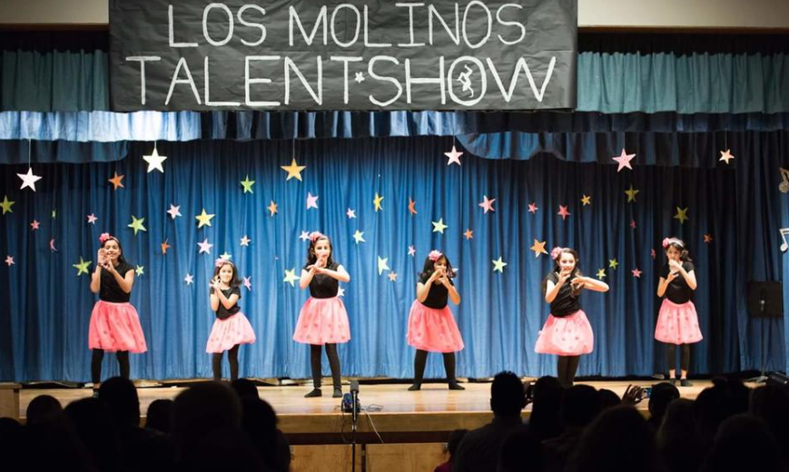 Students showing their talent on the stage