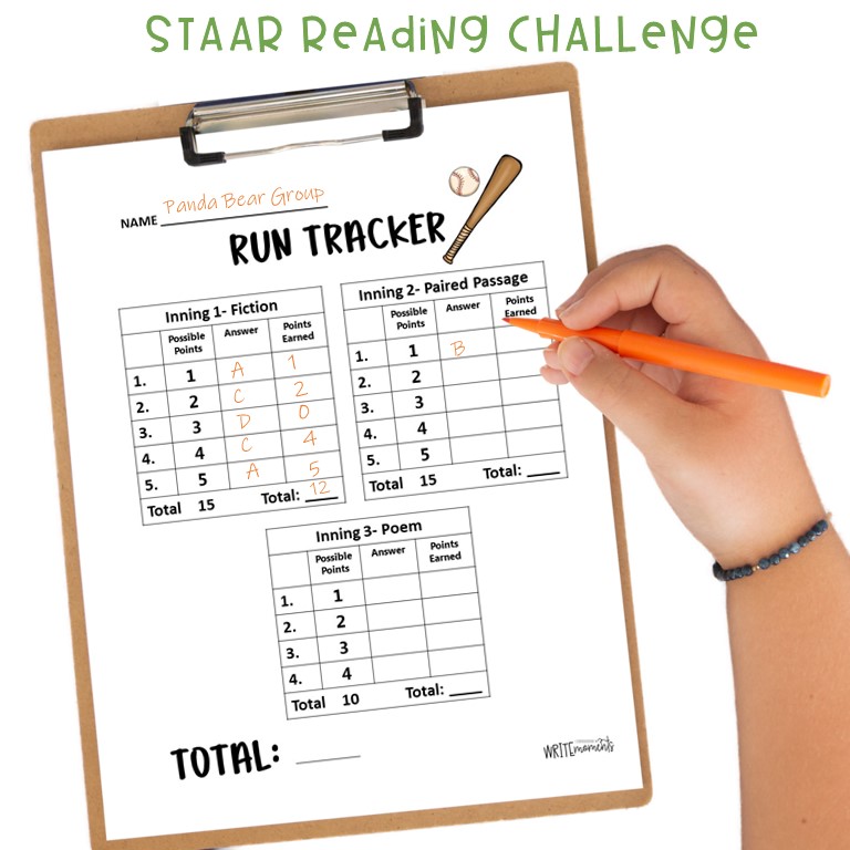 staar reading review challenge